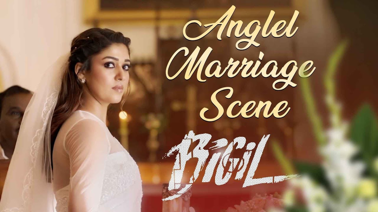 Bigil  Anglel Marriage Scene  Vijay  Nayathara  4k English subtitles