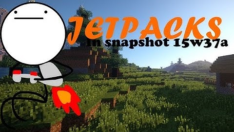 MineCraft Tutorials - Jetpacks (In Vanilla Minecraft)