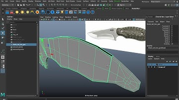 Knife Final Modeling and Rendering with RenderMan RIS
