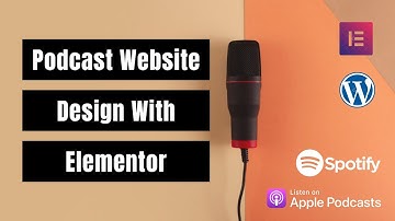 Podcast Website Design With Elementor In WordPress | Podcast Website Inspiration