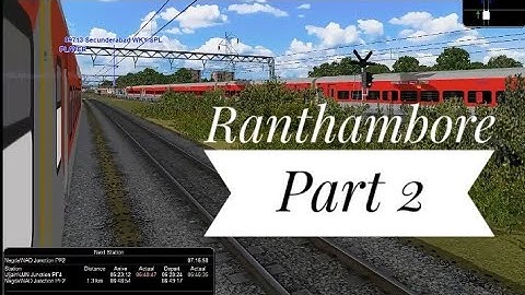 02460 Ranthambore SF SPL (INDB-NAD)/Microsoft Train Simulator/Open Rails/Indian Train Simulator 2021