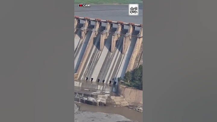 Latest visuals of Salal dam, all gates are closed for Pakistan in the wake of Pahalgam attack