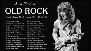 Old Rock Songs Of All Time | Van Halen, AC/DC, Aerosmith, Bon Jovi, The Hollies, Scorpions...