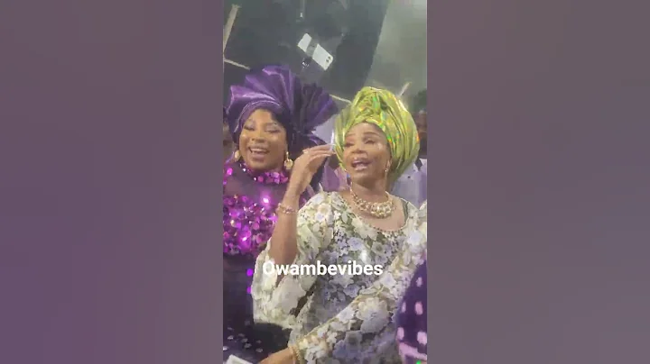 Iyabo Ojo let's hair down at Mercy Aigbe’s Mum's Burial Party in Lagos #owambe_vibes