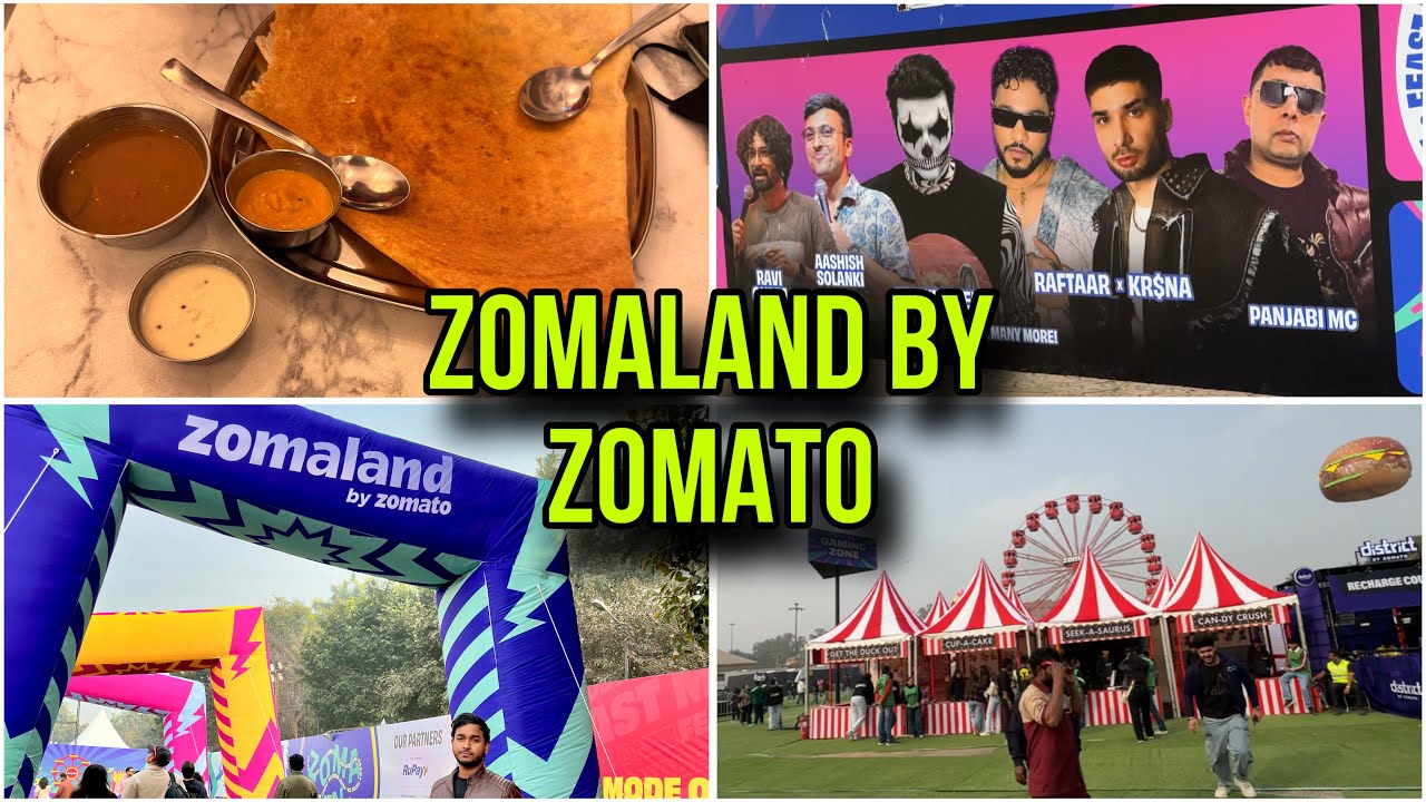 ZomaLand by Zomato Event 2025 in OKHLA NSIC DELHI | Varoon Vlogs
