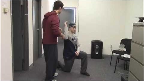 Half Kneeling External Rotation Holds in the Scapular Plane