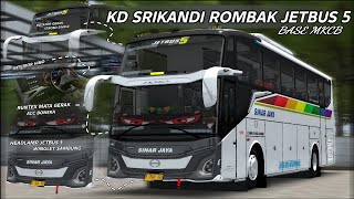 SHARE 🤤🤤 ||KD SRIKANDI ROMBAK JETBUS 5 MKCB ||BUSSID 4.2