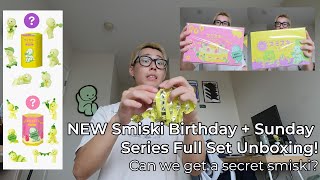 Unboxing NEW Smiski Birthday and Sunday Series Full Sets (can we pull a secret)