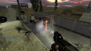 Counter-Strike Zombie Escape Mod, CS Source, Map: ze_stalker_escape, Level 1