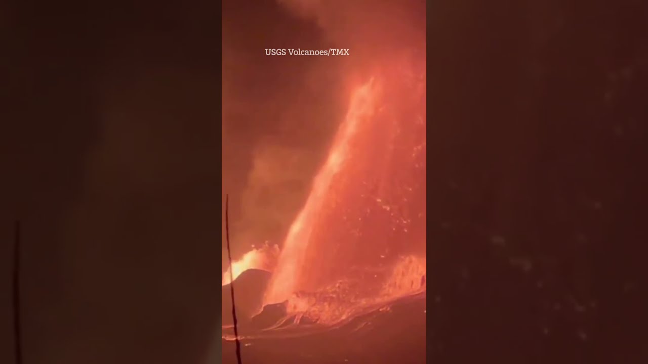600 Foot High Lava Fountain Erupts In Hawaii