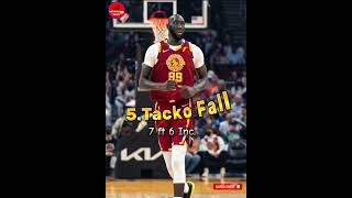 Top 10 Tallest NBA Players Ever. #youtubeshorts #top10 #NBA #viral