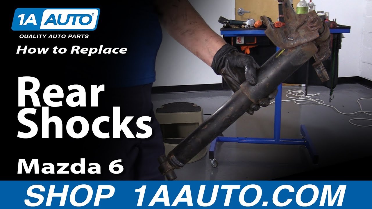 How To Replace Rear Shock Absorber 2003-08 Mazda 6 - YouTube