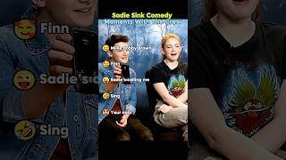 Sadie Sink Being Funny With Stranger Things Cast #celebrity #funny #trending #youtube