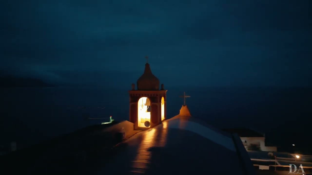 Rinella Salina Eolie di notte: Riprese mozzafiato con drone che ti lasceranno senza fiato!