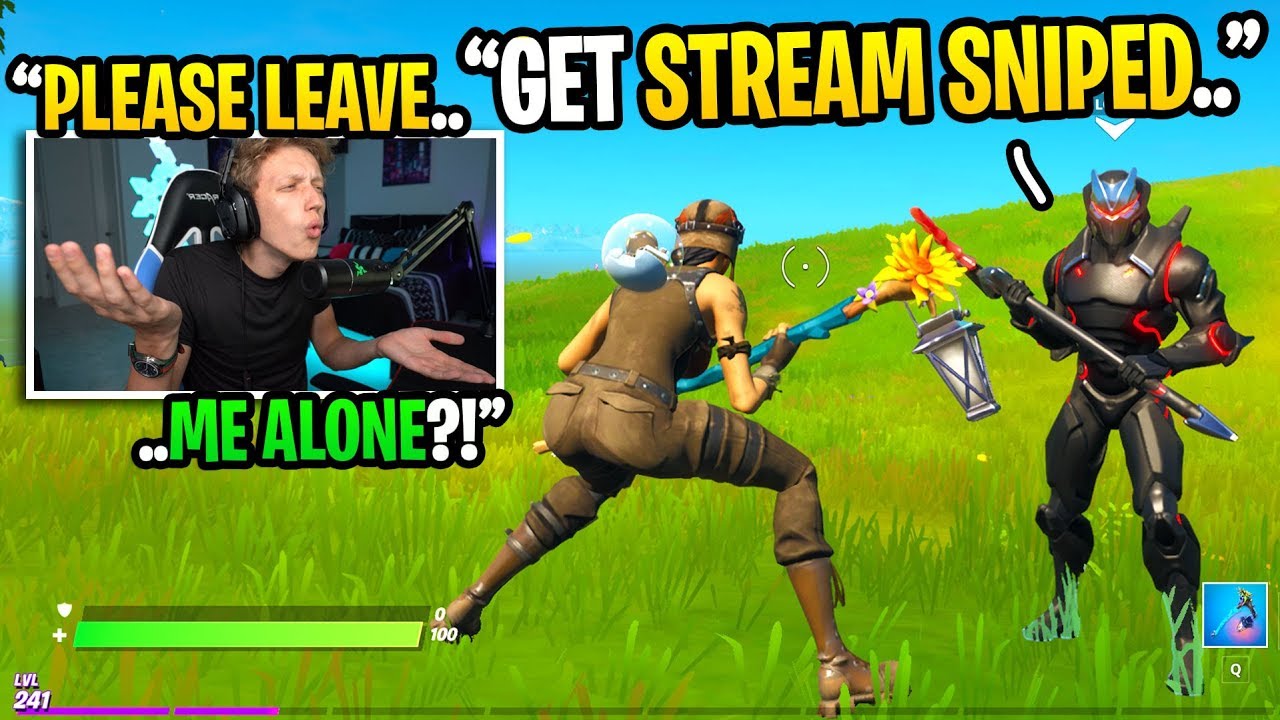 This Kid Has Been Stream Sniping Me For 3 Years And I Finally Confronted Him Youtube