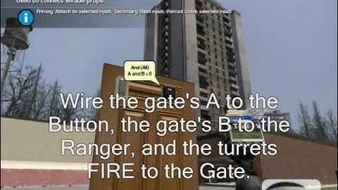 GMod Tutorial #1. Wired door that shoots you when you walk in front of it