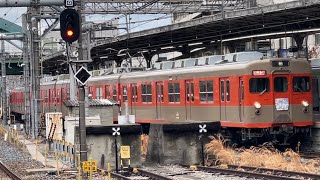 東武8000系8111編成（ツートンカラー塗装・東武鉄道杯 メモリアルトレインHM掲出・初期修繕車・行先方向幕車）が幕を回しながら大宮駅1番線に到着停車！（3401A）2024.3.6.16:02