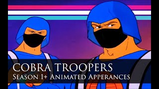 Cobra Troopers  Season 1+ G.I. Joe Appearances Compilation