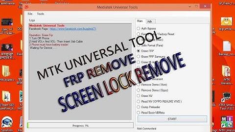 MTK Universal Tool frp #unlock Screen Lock Remove