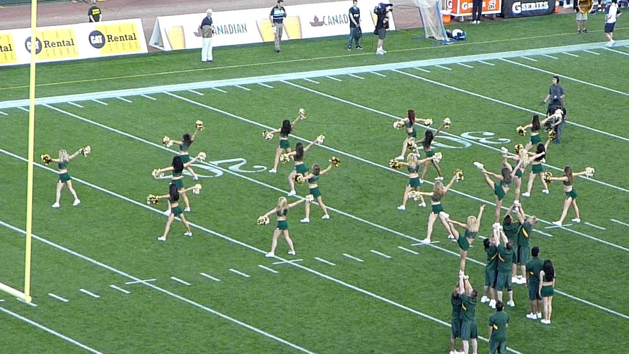 Edmonton Eskimos Cheer Team YouTube