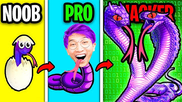 NOOB vs PRO vs HACKER In KAIJU ISLAND!? (ALL LEVELS!)
