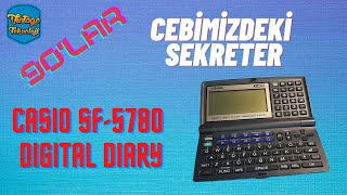 Cebinizdeki Sekreter Casio Sf-5780 Digital Diary Databank - Kendini Laptop Zanneden Databank