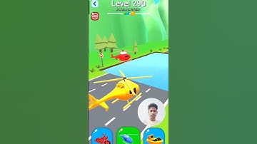 Shape-shifting Funny Race Gameplay new hyper casual games level-0290 #shorts #gameplay#shapeshifting