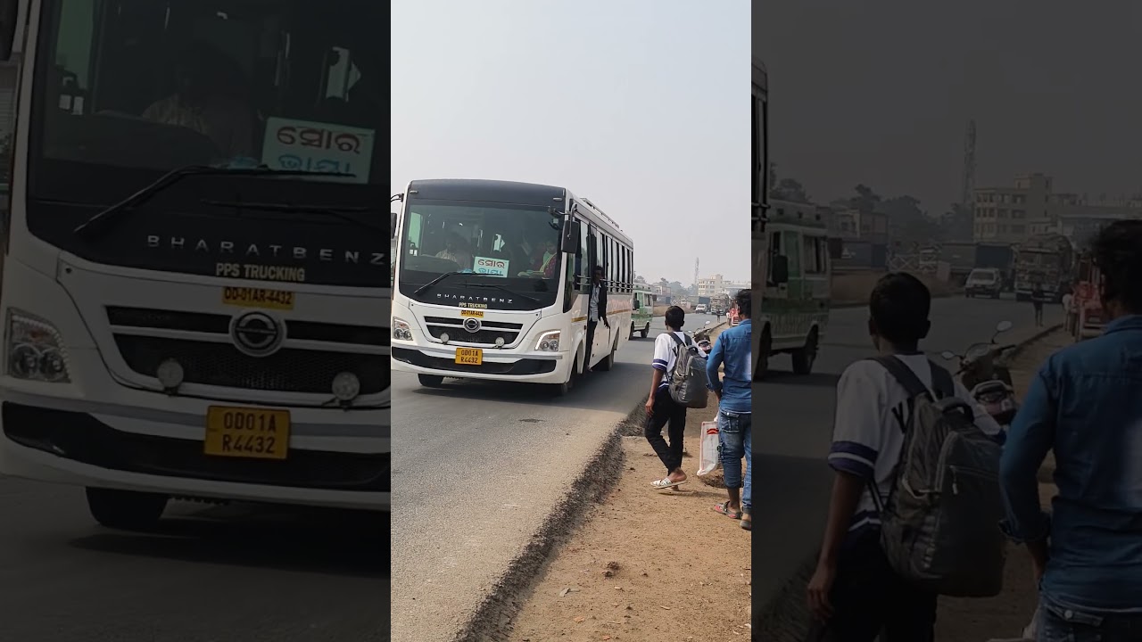 Bharat🇮🇳 Benz New 🆕 Luxury Mini Bus 🚐🥰 Parking 🅿️ on Highway Bus Stop 🚏🛑 Quality Driving 🥰🙏