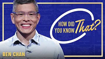 Ben Chan | How Did You Know That? | JEOPARDY!