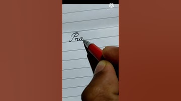 pratistha - name in neat and clean handwriting | calligraphy handwriting style | #shorts