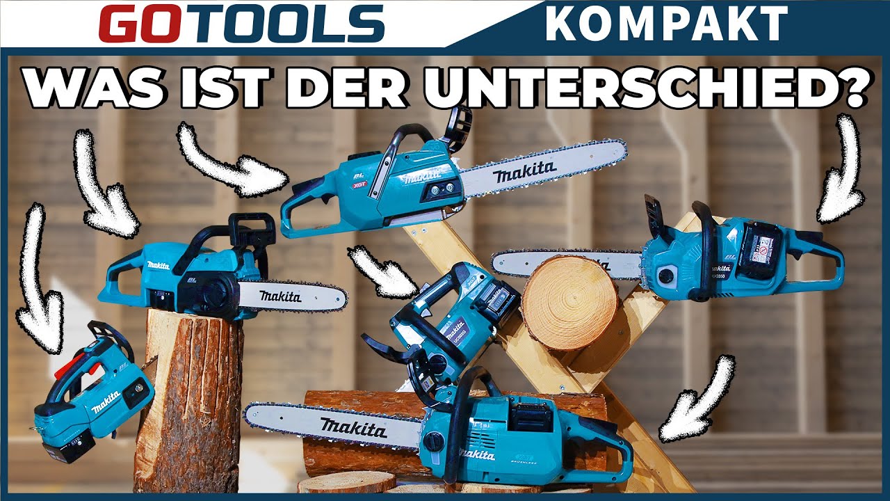 Makita Kettensägen im Vergleich