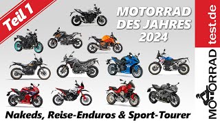 Motorrad des Jahres 2024 Leserwahl | Teil 1: Nakeds, Reise-Enduros & Sport-Tourer.