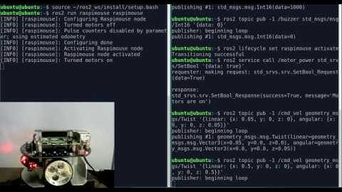 ラズパイマウスのROS 2パッケージを試す