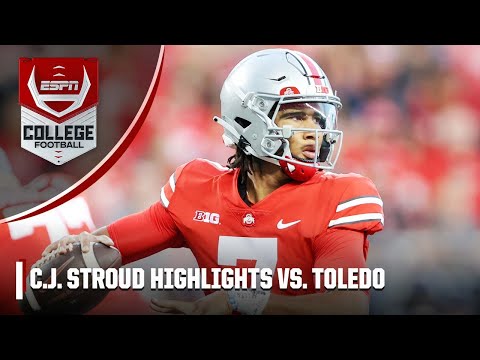 C. J. Stroud throws 5 tds in ohio state’s win vs. Toledo | espn college football