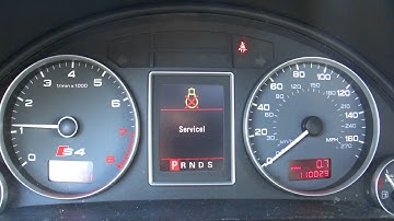 AUDI S4 Cluster