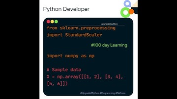 Problem_4:  Normalize a dataset using Scikit-learn #upgrade2python #ai  #coding #py #quiz