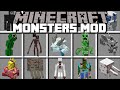 Minecraft UNDERGROUND MONSTERS MOD / DANGEROUS MOBS FOUND IN BABY MOBS PLAYGROUND !! Minecraft Mods