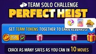 team solo column mania rainbow perfect heist solo challenge | match masters 