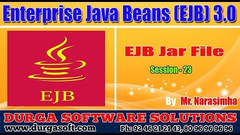 EJB 3.0 || EJB Session - 23 || EJB Jar File  by Narasimha