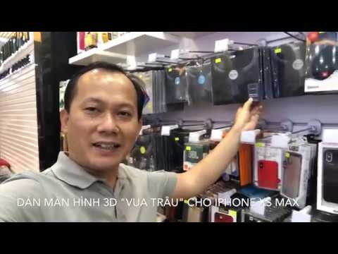 Khui hộp và dùng thử miếng dán màn hình cường lực 3D "vua trâu" dành cho iPhone XS Max