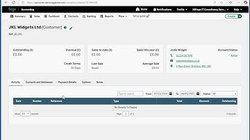 ConnectIt-SageOne - Creating a Contact