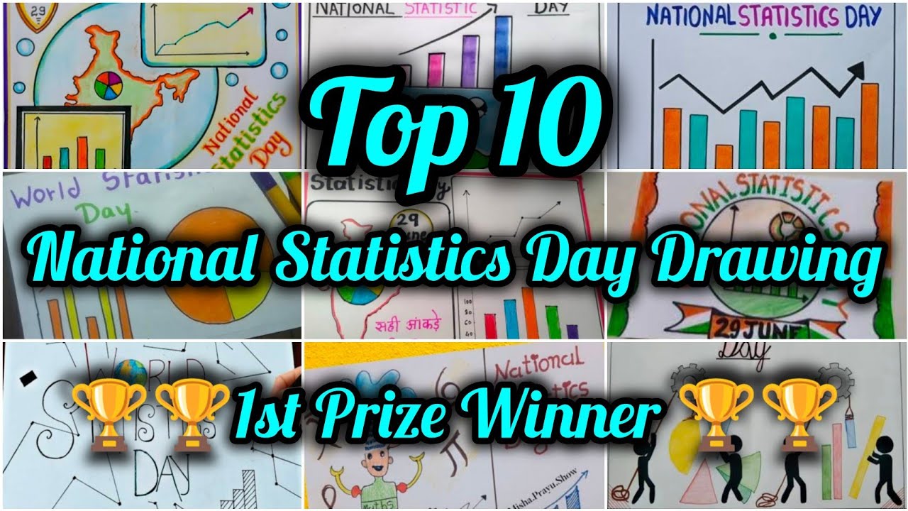 National Statistics Day Drawing Ideas/National Statistics Day Poster/Statistics Day Best Drawing🏆🏆