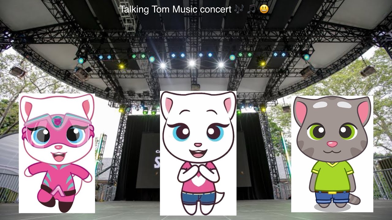 Talking Tom house 🏡 concert music 🎶 🎼 🎵 [episode 54] for kids fun video ...