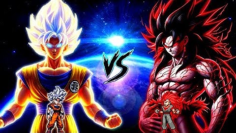 Son Goku DBS V7 OP (all form) VS Evil Goku SSJ3 V3 OP in Jump Force Mugen