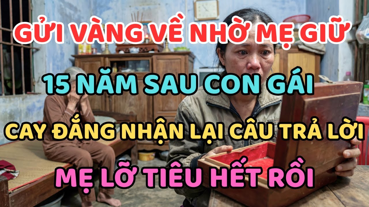 Gửi Vàng Về Nhờ Mẹ Giữ Giùm, 15 Năm Sau Con Gái Cay Đắng Nhận Lại Câu Trả Lời: 