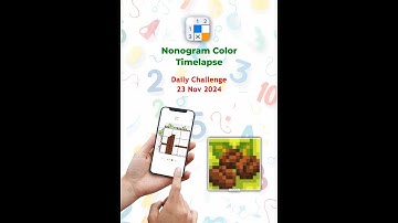 Nonogram Color | Daily Challenge | 23 Nov 2024 #shorts #logic #puzzle #fun #game