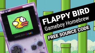 Gameboy Homebrew - Flappy Bird Demo made using GBDK and C