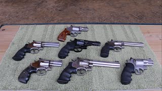 7 Smith and Wesson Revolvers all in one video!!!!