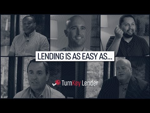 Lending Is As Easy As - With TurnKey Lender Tech, Sales, and Partnership Experts