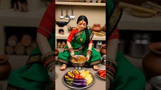 Miniature Indian Doll Making Litti Chokha | Village Cooking #miniaturecooking #miniture